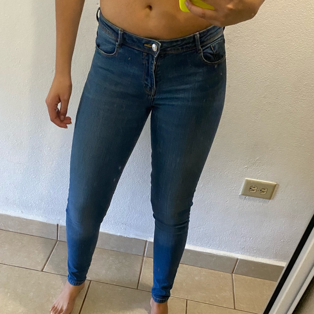 Super comfortable blue jeans from Zara